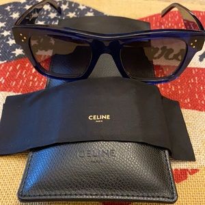 COPY - Celine Monochromatic Polarized Blue/Black Sunglasses 😎